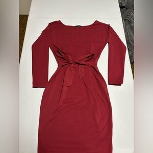 Maroon small pretty garden dress
